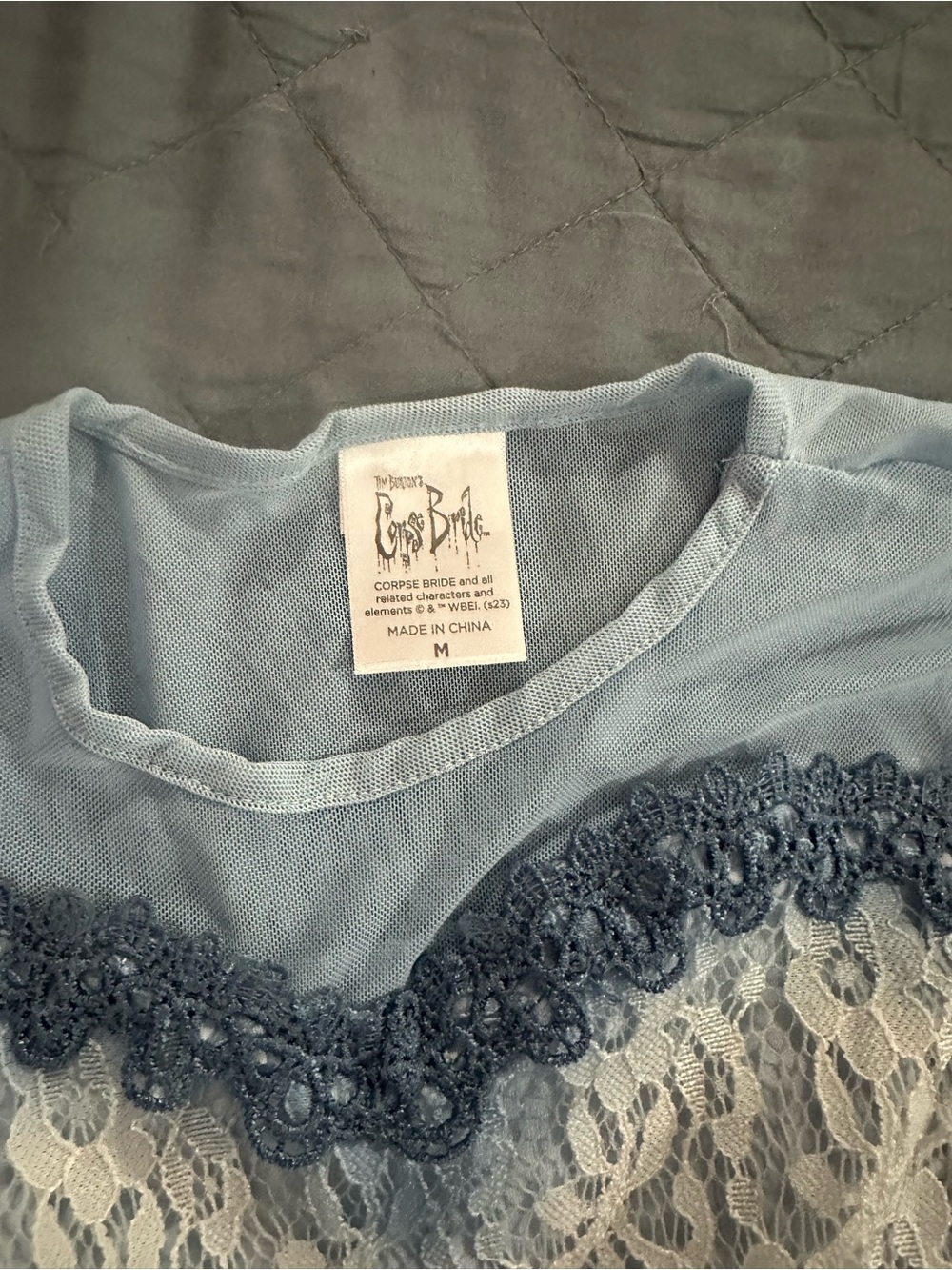 Corpse Bride Emily Blue Lace
Dress child Medium - Picture 3 of 5